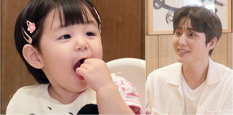 심형탁 子 하루, 고기 8판에 칼국수까지…영케이 “내 라이벌”