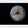 NASA가 공개한 목성위성 가니메데의 단층면 이미지
