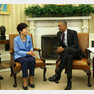 박근혜 대통령이 16일 오전 (한국시간 17일 새벽) 워싱턴 백악관에서 버락 오바마 미국 대통령과 정상회담을 갖고 있다. 청와대사진기자단