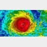 사이클론 윈스턴의 기상 그래픽
