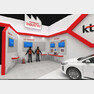 ‘2016 사물인터넷 국제전시회’에 참여하는 KT의 전시 부스 조감도