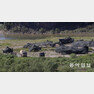 북한이 탄도 미사일을 발사한 29일 오후 파주시 적성면의 한 훈련장에 전개한 미군들이 훈련을 하고 있다. ＜원대연기자 yeon72@donga.com＞