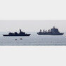 ‘2018 대한민국 해군 국제관함식’을 이틀 앞둔 8일 제주 서귀포시 제주해군기지 인근 해상에서 해군 군함들이 분주히 움직이고 있다.2018.10.8/뉴스1 © News1