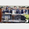 10일 정부세종청사에서 열린 국회 정무위원회 국정감사에서 김진태 자유한국당 의원의 질의를 위해 가져온 벵갈고양이가 놓여져 있다.
 
김 의원 측은 대전동물원에서 퓨마가 탈출, 사살된 것에 대한 질의를 위해 퓨마와 비슷한 벵갈고양이를 가져왔다고 밝혔다. 2018.10.10/뉴스1
