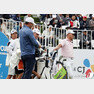 브룩스 켑카(미국)와 김시우(한국)가 17일 제주 서귀포시 나인브릿지에서 열린 PGA TOUR(미국프로골프투어) 정규대회 ‘더 CJ컵 @ 나인브릿지’ 1라운드 경기를 준비하고 있다.2019.10.17/뉴스1 © News1