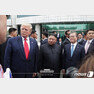 (왼쪽부터) 도널드 트럼프 미국 대통령, 김정은 북한 국무위원장, 문재인 대통령. (청와대 페이스북) 2019.6.30/뉴스1