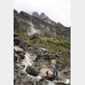 사고 발생 추정 장소인 네팔 힝크 동굴과 데우랄리 사이 지점(산악인 김강씨 제공) © 뉴스1