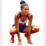 활짝 웃는 모습이 아름다운 미국 육상 국가대표 개브리엘 토머스는 성냥 5개는 너끈히 올라갈 만한 긴 속눈썹이 스타일의 포인트. 2020 도쿄올림픽 육상 여자 200m에서 활약했다. 인스타그램