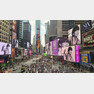 뉴욕 타임스퀘어에 등장한 방탄소년단의 ‘갤럭시Z플립4’ 옥외광고. 2022.08.10 뉴스1
