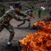 Kurdish fighters launch ground assault inside Iran