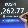 Panic selling rattles South Korean stock market