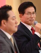 보수결집 노리는 국힘 후보들, 장동혁 대신 김문수에 러브콜
