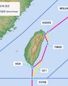 韓 조종사 제안 ‘대만 지름길’, 현지 당국 승인…비행시간 4분↓