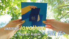 [KCON.TV] Unboxing JONGHYUN′s (종현) the 1st Album ′SHE IS′