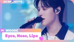 [KCON TACT HI 5] Woodz(우즈) - Eyes, Nose, Lips (원곡 : TAEYANG) | Mnet 211021 방송