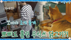 뽀삐도 홀린 스멜! 부드럽게 삶아낸 우식이의 닭고기♡ | tvN 200925 방송