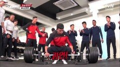 파이터팀 라이터 헤비급 ＂정다운＂ 230kg 데드리프트 실패?! | tvN SHOW 211023 방송