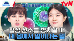 암부터 혈관질환까지 유발하는 우리 몸의 배기가스 같은 존재! 활성산소 | tvN 230914 방송