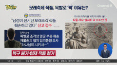 [돌직구 강력반]모래축제 작품, 목발로 ‘퍽’ 이유는?