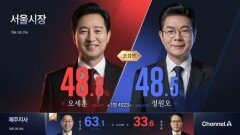 오세훈, 개표 13시간여 만에 역전