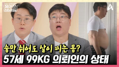 술과 야식이 일상이었던 99kg 중년! 현재 알코올성 간염 상태다?!