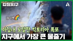 ＂신들이 와서 쉬다가는 공간...?＂ 마침내 빅토리아 폭포 앞에 도달한 동규! 