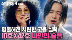 ＂빡센 락 보컬...여전하시네요＂ 명불허전! 시원한 고음 실력ㄷㄷ 우락부락(10호X42호)의 '나만의 슬픔'｜싱어게인4｜JTBC 251104 방송