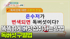 [백 년 습관] 독버섯 구별법? 똑똑하게 버섯 섭취하는 방법 | KBS 251126 방송 