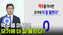 [의학 팩트체크] 맥주를 마시면 모기에 더 잘 물린다? | KBS 260629 방송 