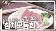 칼에서 나오는 입에서 녹는 맛 ‘참치모둠회’ | KBS 240321 방송