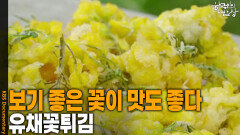 보기 좋은 꽃이 맛도 좋다 ‘유채꽃튀김’ | KBS 260430 방송 