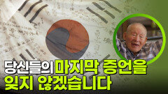 당신들의 마지막 증언을 잊지 않겠습니다 | KBS 250816 방송  당신들의 마지막 증언을 잊지 않겠습니다 | KBS 250816 방송