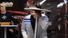 테이블을 아령 들듯 번쩍! 최홍만의 순위 꼴찌 탈출 세리머니, MBC 251206 방송