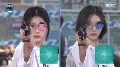 [여자 사격 4강] 점점 벌어지는 격차? 긴장감 넘치는 아일릿 원희 vs Hearts2Hearts 지우, MBC 251007 방송