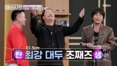 조째즈 머리둘레 62.5cm?! 김태균·문세윤 제치고 최강 두상 피지컬(?) 등극한 조째즈 MBN 260509 방송