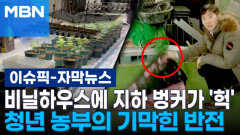 [자막뉴스] 비닐하우스에 지하 벙커가 '헉'…청년 농부의 기막힌 반전 | 이슈픽