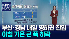 12월 2일 밤 날씨 - 본격 영하권 추위..경남내륙에는 눈