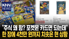종이 카드에 수천 태운다? 포켓몬 투자 열풍 ′깜짝′ / KNN