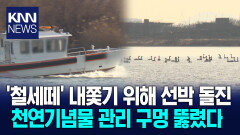 천연기념물 철새떼로 선박 돌진..단속 여전히 구멍