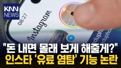돈 내면 스토리 ′염탐′ 마음대로? 인스타, 유료 구독 서비스 ′논란′ / KNN