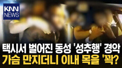 달리던 택시서 성추행 ′황당′ ＂가슴 만지고 손까지 잡더라＂ / KNN