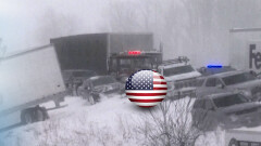 미 전역에 극강 한파·눈폭풍…하늘길 막혀