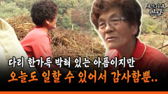 [로드다큐 만남 103-2] 다리 한가득 박혀 있는 아픔이지만 오늘도 일할 수 있어서 감사함뿐..
