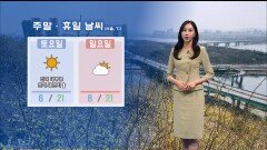[03/27] 주말 낮 서울 21도 따뜻…미세먼지, 큰 일교차 주의 (권하경 기상캐스터)