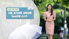 [05/29] 수도권 오후에 소나기…남부 지방 요란한 비 (정다혜 기상캐스터)