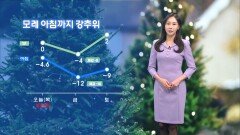 [12/25] 내일 아침 서울 -12도 강추위…대부분 한파특보 (권하경 기상캐스터)