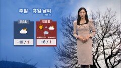 [01/30] 내일 아침까지 강추위…대기 건조함 계속 (권하경 기상캐스터)