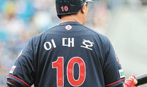 职业棒球乐天队将退役李大浩的10号球衣
