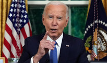 Biden passes torch to Harris, vows to focus on presidency