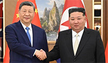 Xi stresses solidarity with North Korea